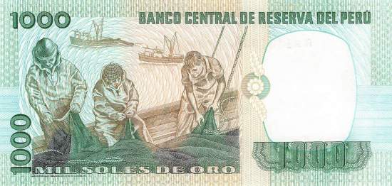 1000 Soles de Oro 1979